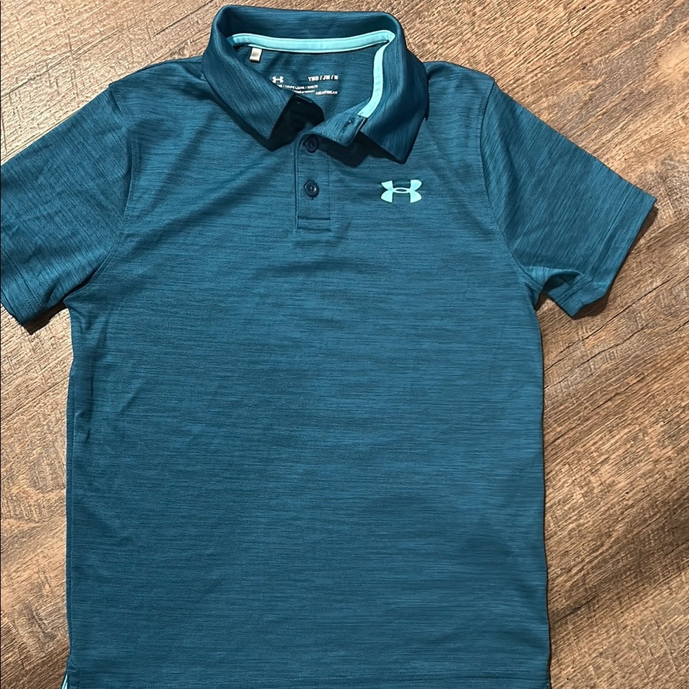 Under Armour Kids' Teal Polo Shirt